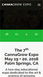 Mobile Screenshot of cannagrowexpo.com